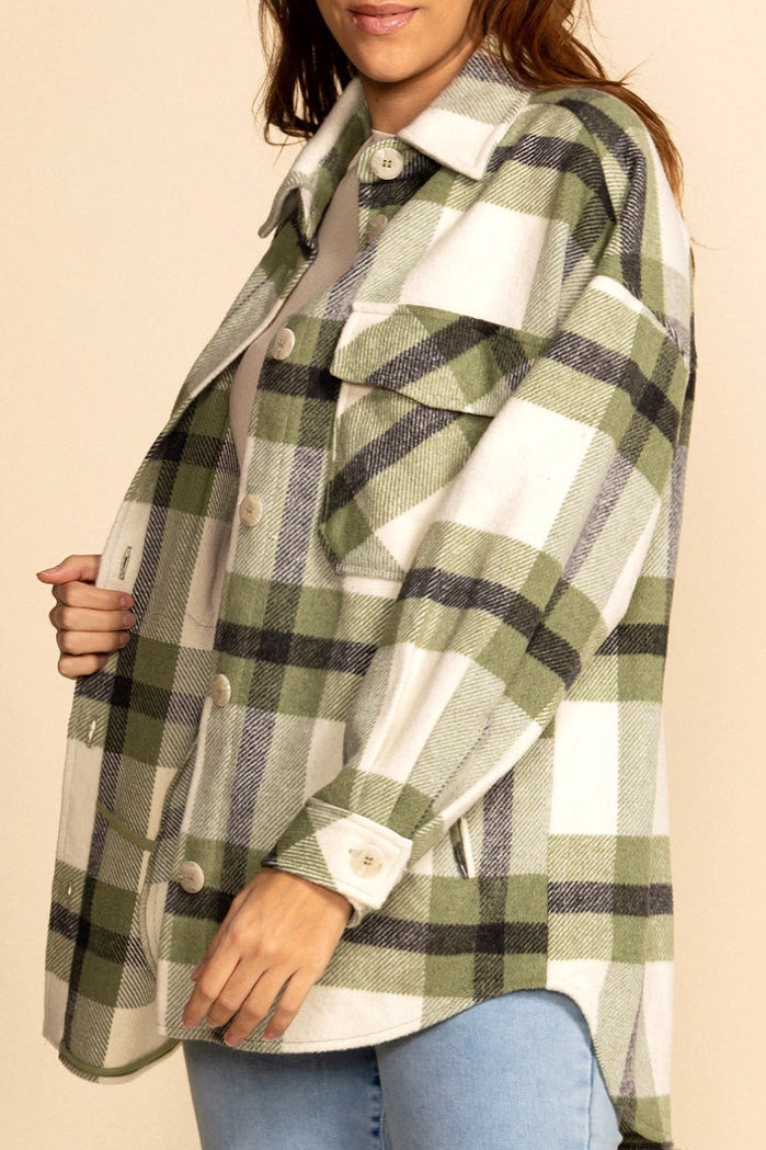 Bunky & Marie's Boutique Canmore Jacket Green *Small Med Large*