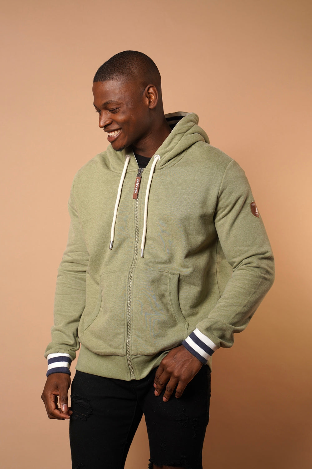 Sophar Zip Hoodie Surplus Green Med Only Bunky Marie s Boutique