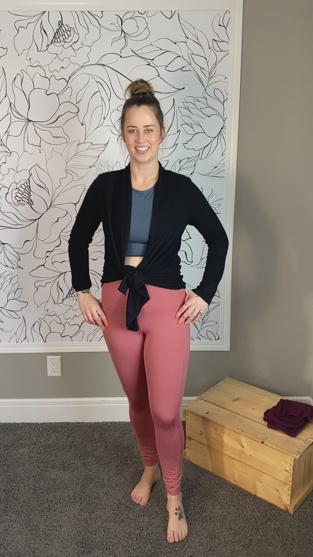 Full Length Compression Leggings - Brier Rose *Med Only* – Bunky & Marie's  Boutique