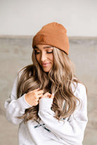 Ampersand Beanie - Brown - Bunky & Marie's Boutique