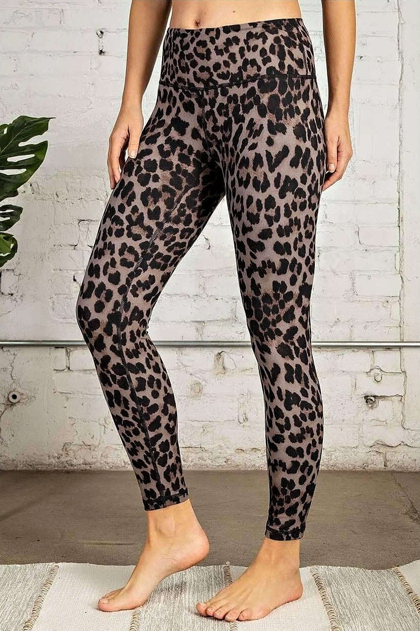 Animal Print Full Length Leggings - Brown *Small Only* – Bunky & Marie's  Boutique