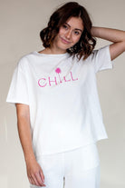 Chill Tee - White - Bunky & Marie's Boutique
