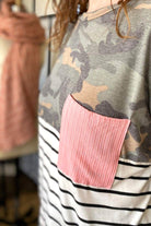 *Final Sale* Piper Pink Pocket Tee *1XL - 2XL - 3XL* - Bunky & Marie's Boutique