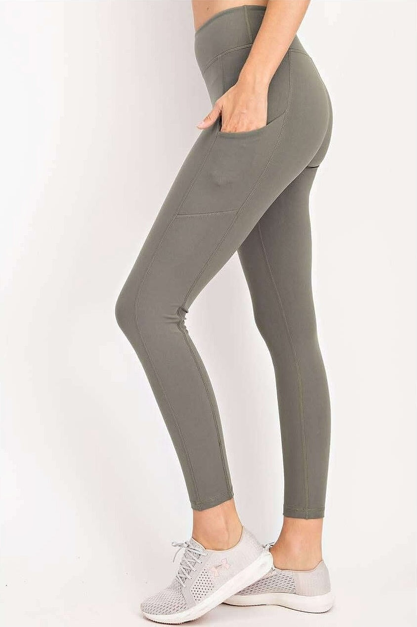 Full Length Compression Leggings - Grey Sage *3XL Only* – Bunky & Marie's  Boutique