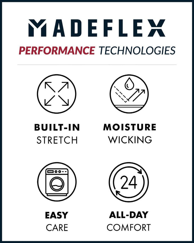 MadeFlex All-Day ¼-Zip - Blue/Grey - Bunky & Marie's Boutique