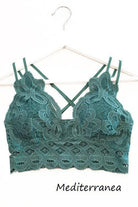 Scalloped Lace Cami Bralette - Mediterranean *Medium Only* - Bunky & Marie's Boutique