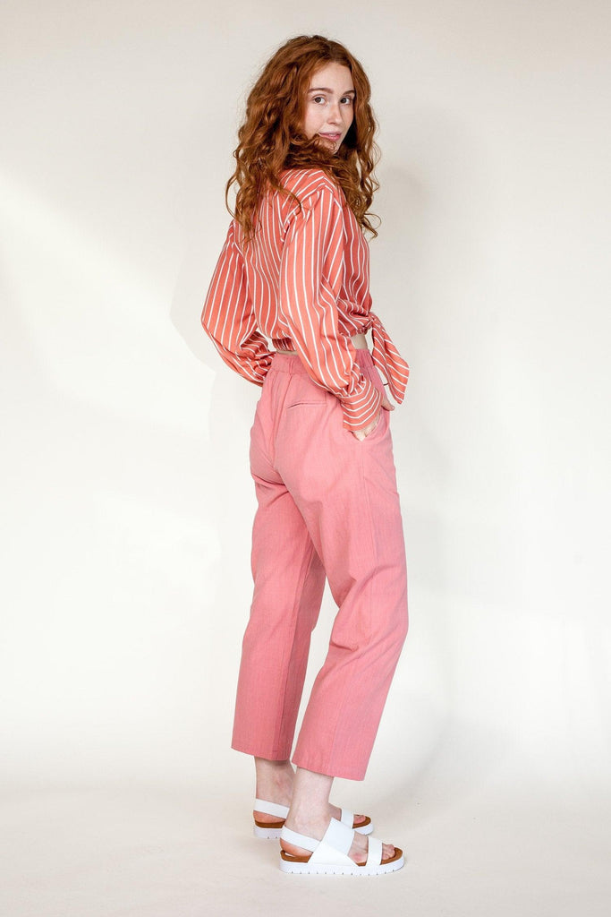 The Luxe Top - Coral Pink - Bunky & Marie's Boutique